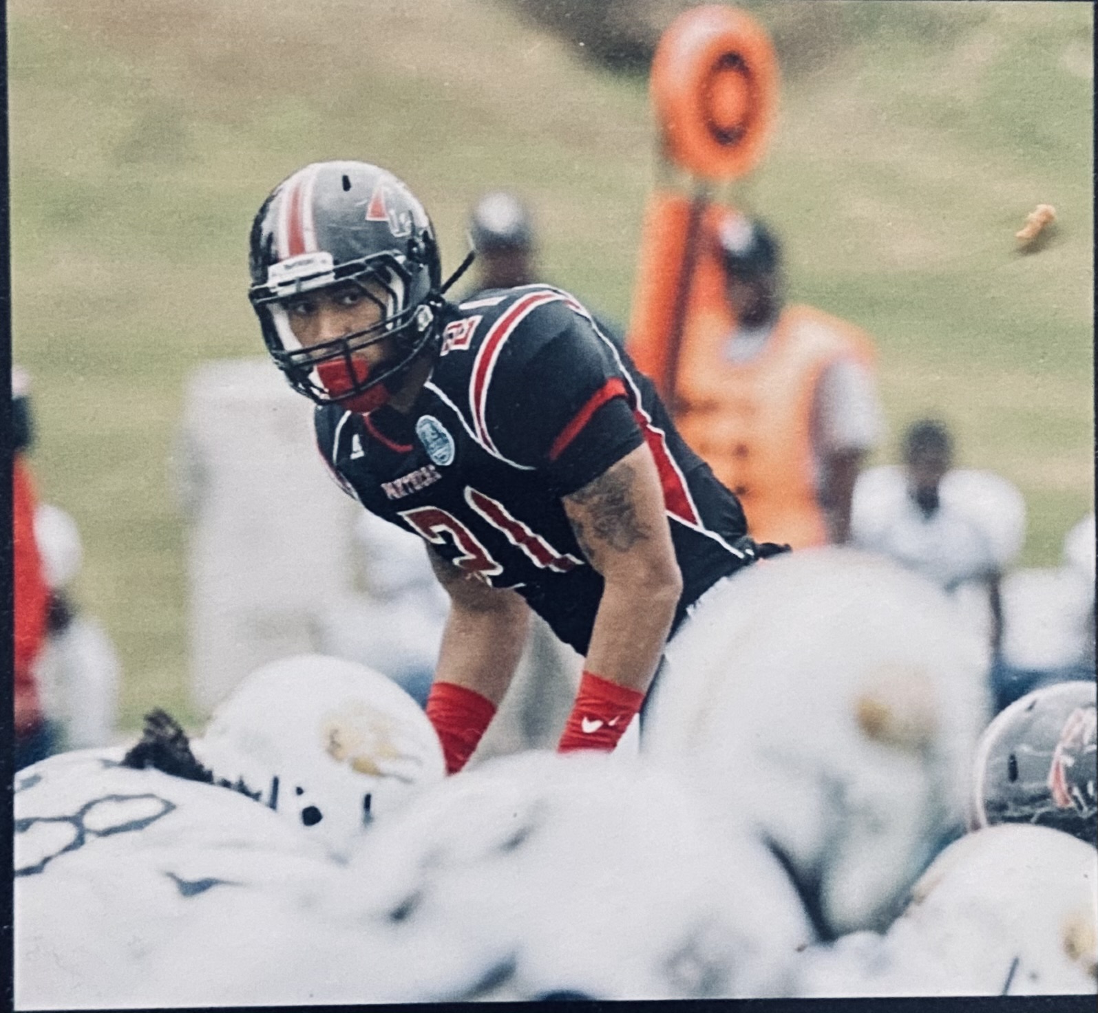 Jorden Paige playing college football